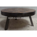 Industrial Urban Loft Round Coffee Table